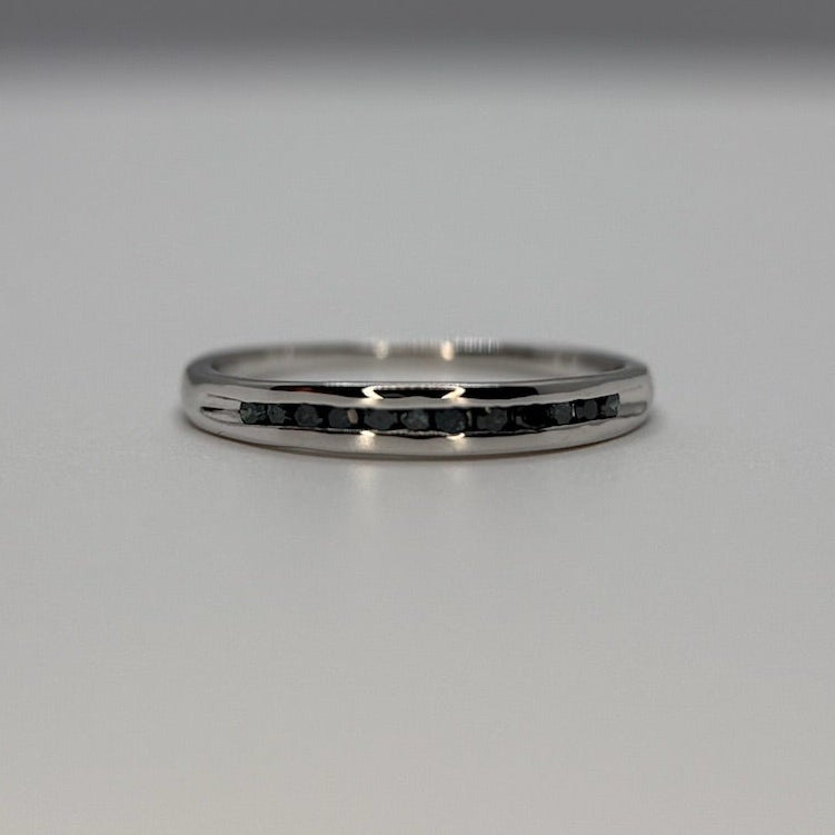 Blue Diamond Ring