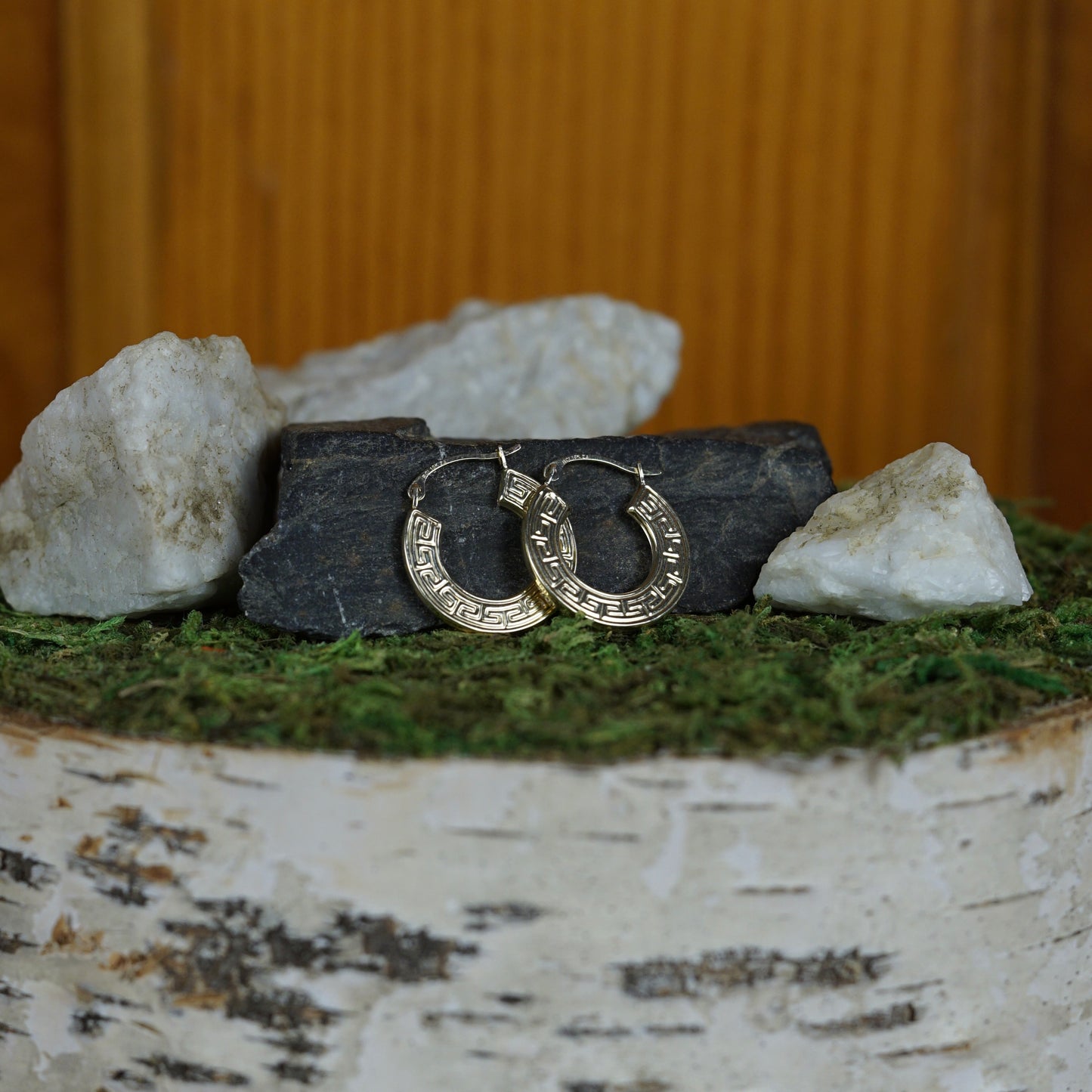 Greek Meander Earrings