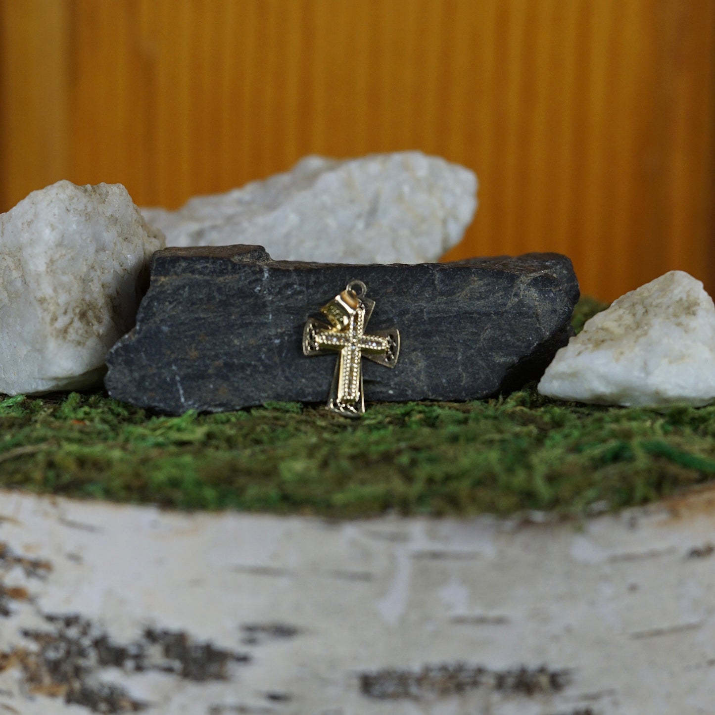 Gold Cross Pendant