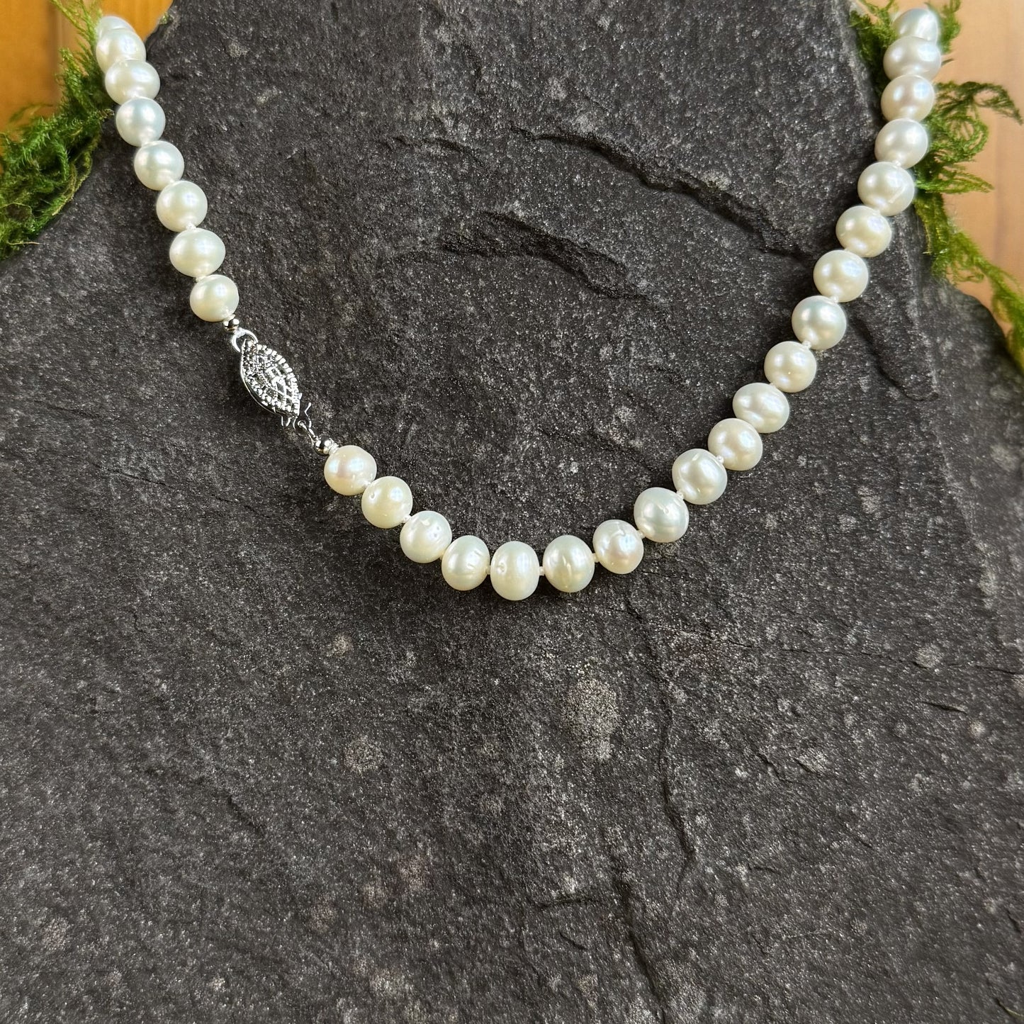 Freshwater White Pearl Necklace