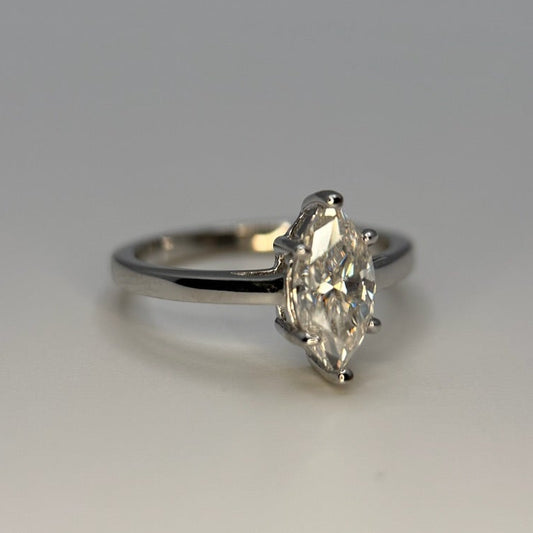 Moissanite Marquise Cut Ring