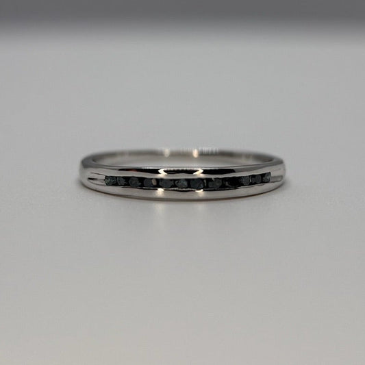 Blue Diamond Ring
