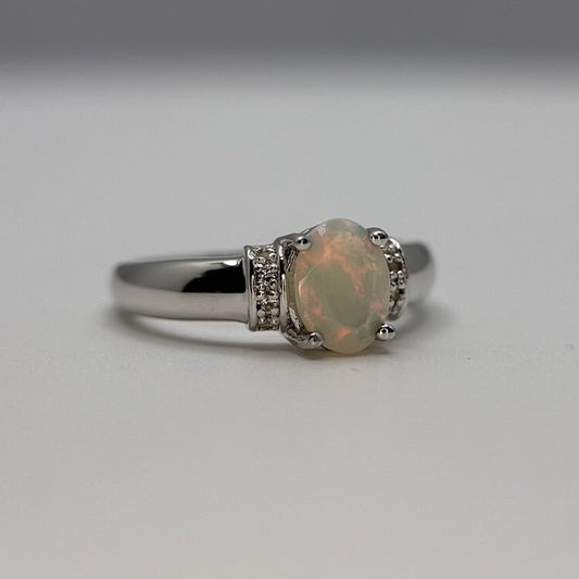 Ethiopian Opal and White Topaz