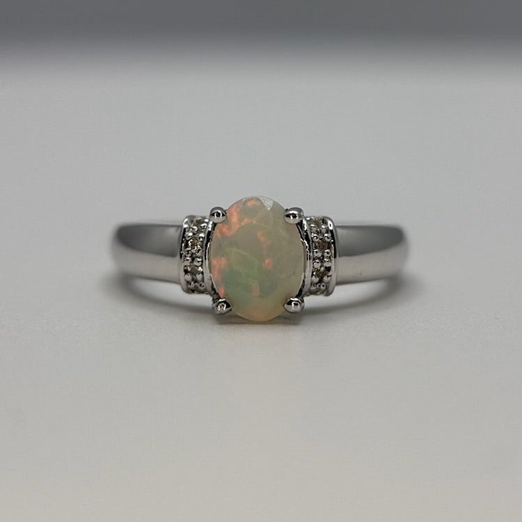 Ethiopian Opal and White Topaz