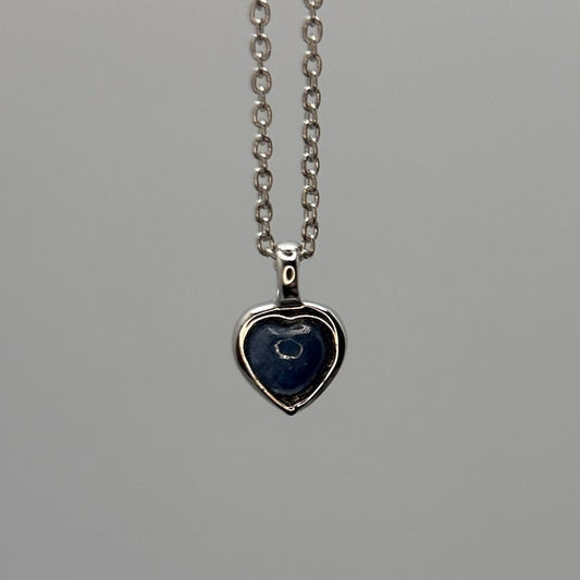 Sapphire Pendant with Chain