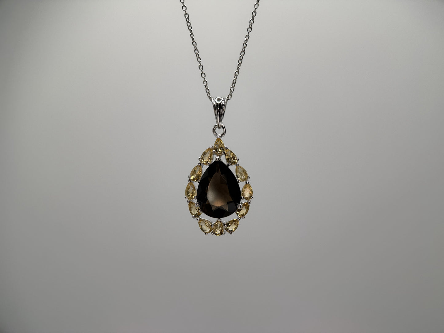 Smokey Quartz and Citrine