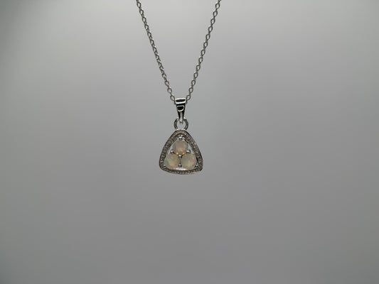 Ethiopian Opal Pendant with Chain