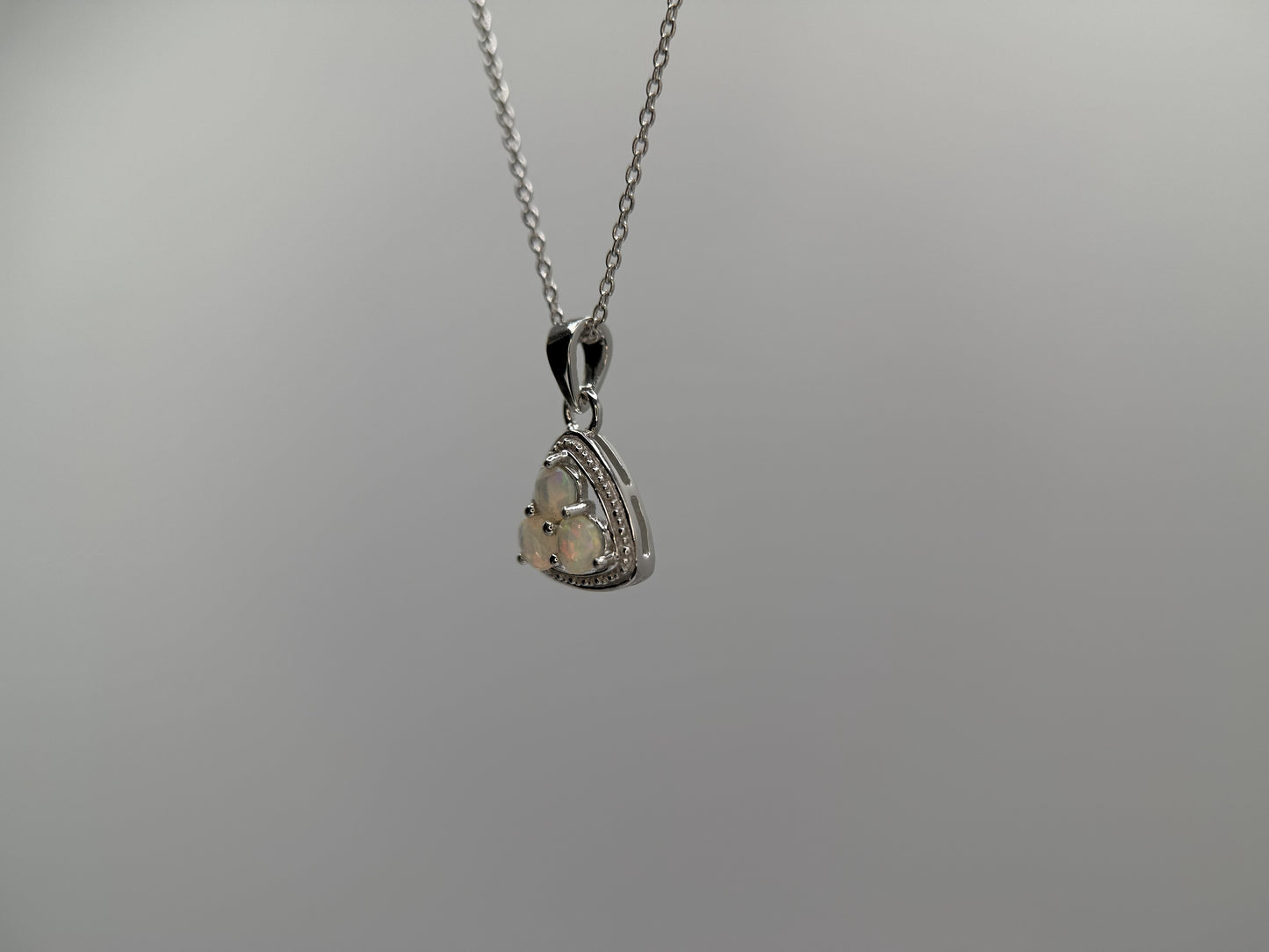 Ethiopian Opal Pendant with Chain