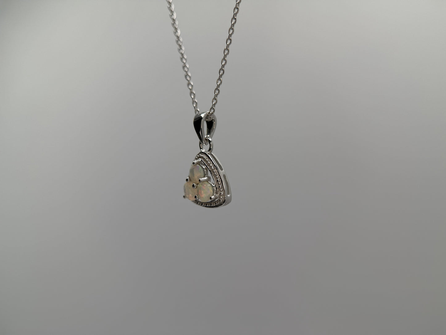 Ethiopian Opal Pendant with Chain