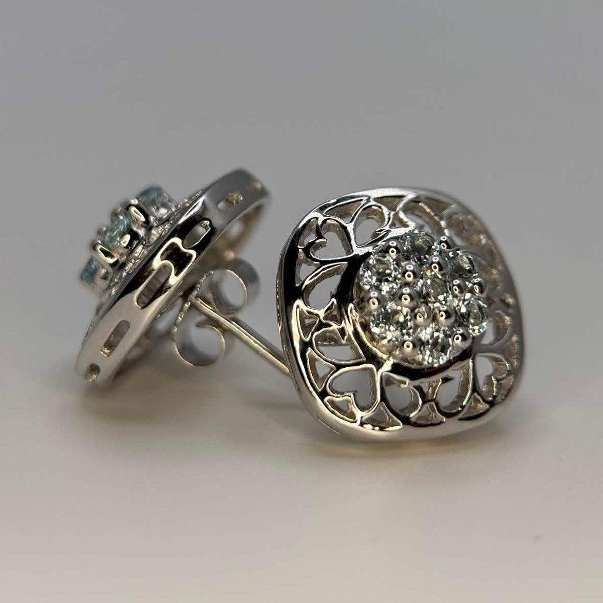 Blue Topaz Earrings