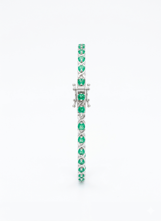 Genuine Emerald Bracelet